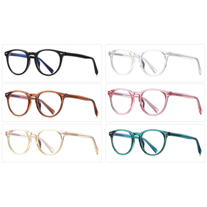 Retro Circle – Blaulichtfilter Brille
